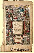 Titelblatt eines Atlas Blaeu von 1645 - Theatrvm Orbis Terrarum  -  Fr eine grere Darstellung klicken Sie bitte auf das Bild